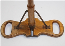 Vintage Functional Wood Golf Seat - Folded Flaps - Great Condition 