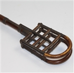 Vintage Functional Wood Golf Seat - Folded Waffle Flaps - Great Condition