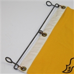 Vintage Ridgewood CC (Paramus, NJ) Silkscreened Gold & Black Course Used Flag