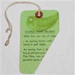 1952 Masters Tournament 2nd Round Ticket #259 - Low Number - CUT