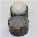 Heavy Two-Piece Golf Ball Hand Mold - With Golf Ball