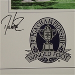 Davis Love III Signed 1997 PGA Championship at Winged Foot Poster JSA ALOA