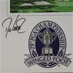 Davis Love III Signed 1997 PGA Championship at Winged Foot Poster JSA ALOA