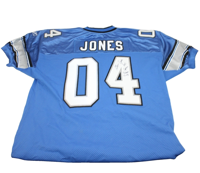 Steve Jones Signed 2004 Ryder Cup Commemorative Gifted Jersey From Detroit Lions W/Team LetterJSA ALOA
