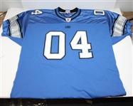 Steve Jones Signed 2004 Ryder Cup Commemorative Gifted Jersey From Detroit Lions W/Team LetterJSA ALOA