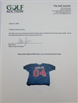 Steve Jones Signed 2004 Ryder Cup Commemorative Jersey JSA ALOA