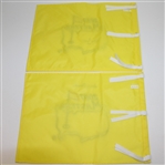 Doug Ford(2007) & Billy Casper(2010) Signed Masters Embroidered Flags JSA ALOA