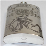 Augusta National Golf Club Pewter Golf Flask - with Funnel - Excellent Condition