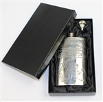 Augusta National Golf Club Pewter Golf Flask - with Funnel - Excellent Condition