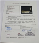 Sam Parks Jr.(d-1997) Signed Putter Head JSA Full Letter #X40107