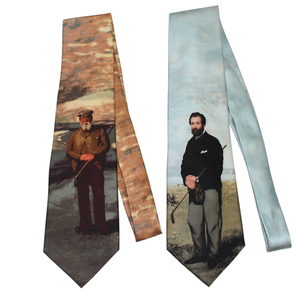 Old Tom Morris & Tom Morris Jr. All Silk Museum Artifacts Neck Ties