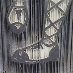 'Jones Creek' Large Wooden Carved Golf Course Sign - Unique