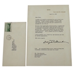 President Eisenhower Signed 1955 Invitation Letter to Gene Sarazen JSA ALOA