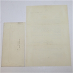 President Eisenhower Signed 1955 Invitation Letter to Gene Sarazen JSA ALOA