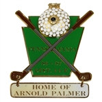 Lions Club Part of Arnies Army Arnold Palmer Metal Pocket Crest - Crossed Clubs