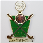 Lion's Club 'Part of Arnie's Army' Arnold Palmer Metal Pocket Crest - Crossed Clubs