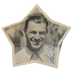 Ben Hogan Signed "The Star" Cut Image - Vintage Signature JSA ALOA