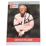 Arnold Palmer Signed Official 1991 Pro-Set Golf Card JSA ALOA