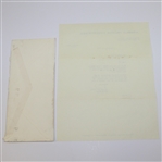Arnold Palmer Signed 1970 'Arnold Palmer Enterprises' Letter with Envelope JSA ALOA