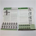 Ten Arnold Palmer Golf Instructional Fold Out Booklets