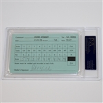 Payne Stewart & Phil Mickelson Signed Buick Inv. Scorecard PSA/DNA Slabbed #83405340