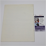 Tom Watson Signed 1982 Masters Scoring Records & Statistics Booklet JSA #P59979