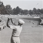 Ben Hogan Framed 1-Iron Shot with Signed Mounted Check JSA ALOA