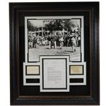 Bobby Jones, Hagen, Armour, & Sarazen Signed 1935 Multi-Display - Framed JSA ALOA