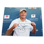 Jim Furyk Signed 11x14 Travelers Championship with "58" Notation JSA ALOA