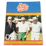 Multi-Signed 1983 Liberty Mutal Legends of Golf Program - Palmer, Guldahl, Demaret, etc JSA ALOA
