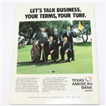 Multi-Signed 1983 Liberty Mutal Legends of Golf Program - Palmer, Guldahl, Demaret, etc JSA ALOA