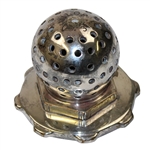 Circa 1910 Dunlop 31 Chrome Golf Ball Hood Ornament