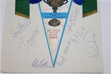 1965 Ryder Cup Pendant Signed by American & British Teams JSA ALOA