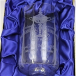 1965 Ryder Cup at Royal Birkdale GC Ltd of 50 Edinburgh Souvenir Crystal Goblet in Box