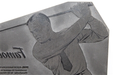 1930's Bobby Jones Plastic 'Standard Service' Printing Plate Make your car go like an airplane