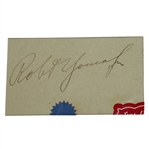 Robert T. Jones, Jr. Cut Signature JSA ALOA