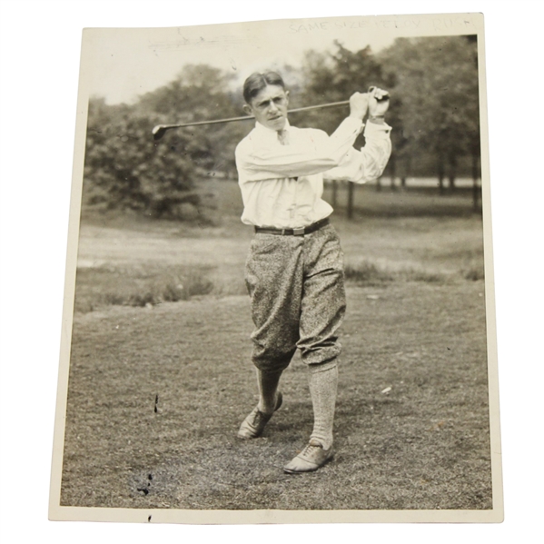1923 Wire Photo Francis Ouimet beat Cyril Tolley in British Amateur at Royal Cinque Ports GC