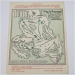 1954 Masters Saturday Pairing Sheet