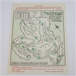 1956 Masters Thursday Pairing Sheet