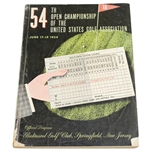 1954 US Open Championship at Baltusrol Official Program - Ed Furgol Winner