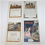 Lot of 4 Walter Travis 'The American Golfer' Magazines - 1914 (Feb, Mar, Apr) & 1917 (May)