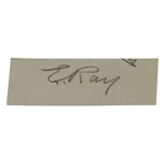 Ted Ray Signed Cut JSA ALOA