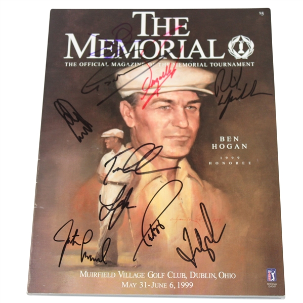 Multi-Signed 1999 The Memorial Tournament Program JSA ALOA
