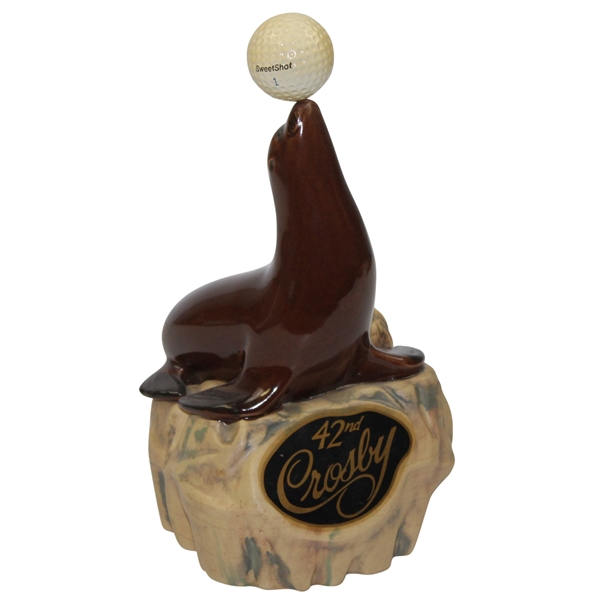 1983 Bing Crosby "THE SEAL" 42nd National PGA PRO AM Golf Decanter 