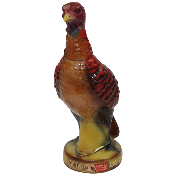 1972 Wild Turkey Ligget & Myers Golf Tournament Whiskey Decanter - Rare