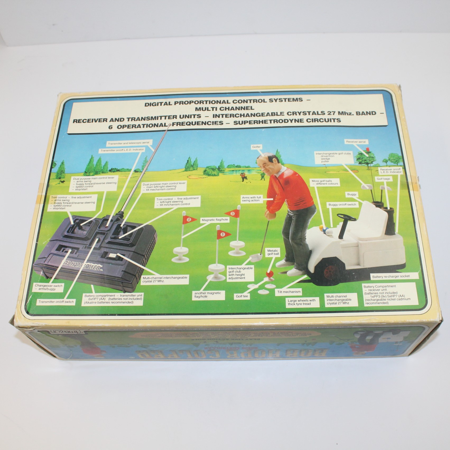 Lot Detail Bob Hope Golfer Radio Controlled Golf Cart Unopened