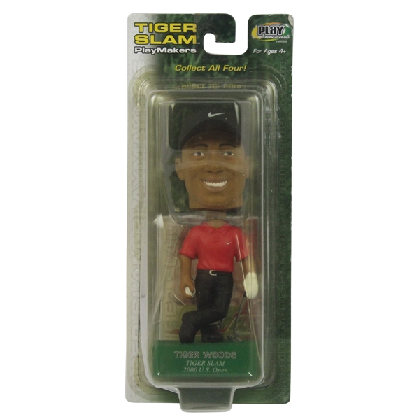 Tiger Woods 2000 US Open Tiger Slam - Playmakers Unopened Bobble-head