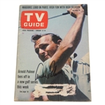 Arnold Palmer Signed TV Guide 1/12-18/1963 JSA #P36710
