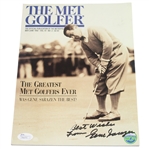 Gene Sarazen Signed The MET Golfer 5-6/1992 Vol. 10 No. 3 JSA #P36773