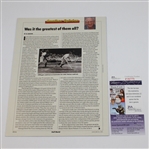 Byron Nelson Signed Golf World 'The Streak' JSA #P36775